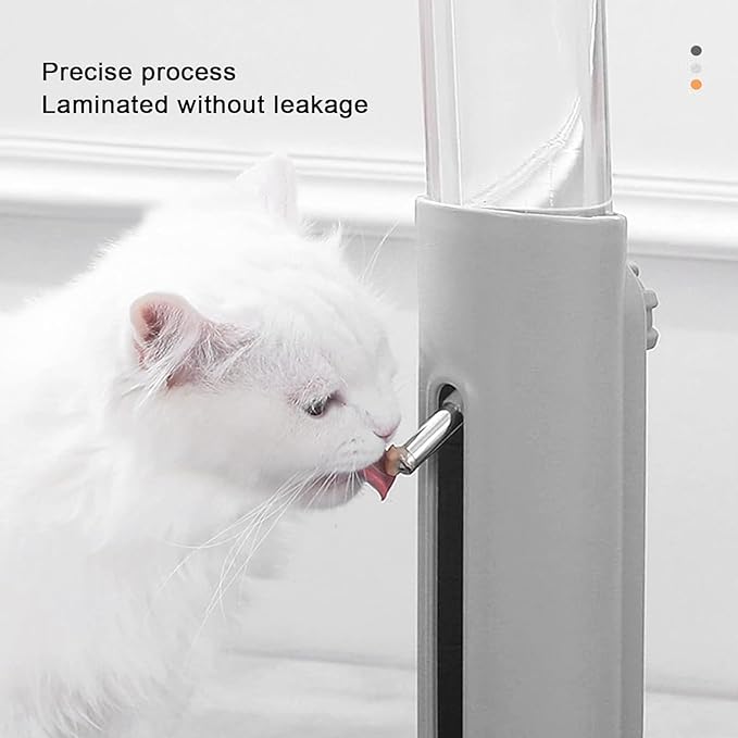 Automatic Dog Water Bowl Dispenser 680ml Standing Water Dispenser with Dog Bowl Detachable Dog Feeder for Cats and Small and Medium-Sized Dogs