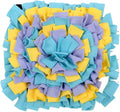 Mini Square Snuffle Mat for Small Pets, Interactive Nose Work Toy for Rabbits Hamsters Dogs, Fun Foraging Pad for Boredom Relief and Energy Release (A07)