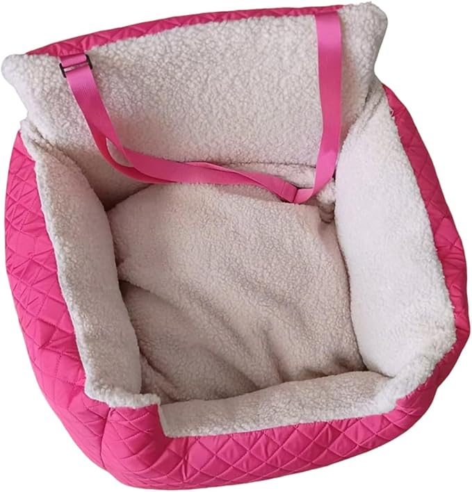 Travel Dog Boosters Offering Enhanced and Storage for Toy Snacks on Road Trips Double Side Dog Seat