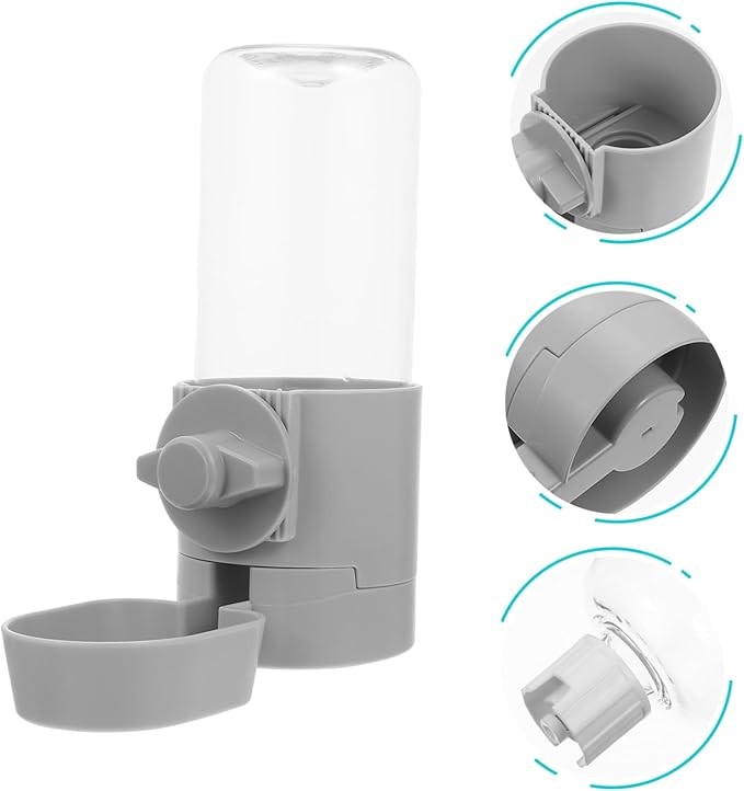 Cat Water Feeder Automatic Hanging Pet Waterer Bowl for Dogs Easy Installation for Pet Cage
