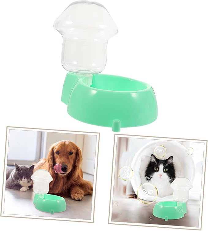 1set Automatic Dog Water Dispenser Lightweight Pet Drinking Fountain Transparent Design for Level Observation for Home Use and Travel