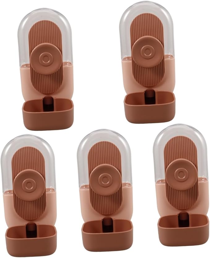 POPETPOP 5pcs Dog Water Dispenser Pet Water Bottle Hanging Design for Crate Easy to Install