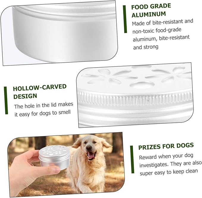 BESPORTBLE 10pcs Dog Scent Training Cases Scent Detection Tools for Dog Nose Work and Search Training for Reducing Stress and Enhancing Smell Skills