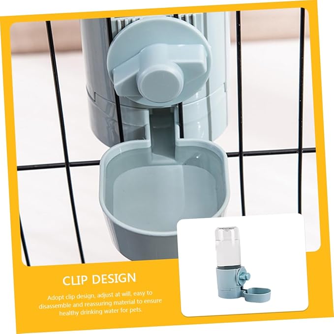 Hanging Pet Water Feeder Automatic Water Dispenser for Dogs and Cats Capacity Bottle Easy to Inspect for Cage Use Material