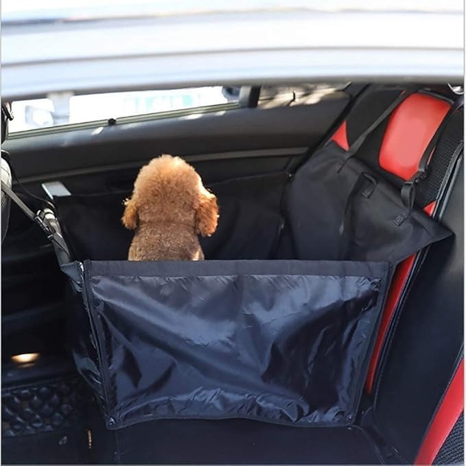 XIXIXIAN Pet Car Booster Seat for Dog Cat Portable and Breathable Bag with Seat Belt Dog Carrier Safety Stable for Travel