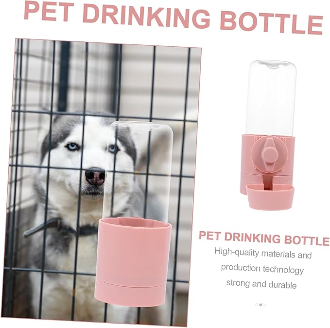 Hemoton Hanging Drinking Fountain Automatic Pet Waterer Dog Water Dispenser Cat Water Container Splash Pp Material Pet Supply Puppy Essentials