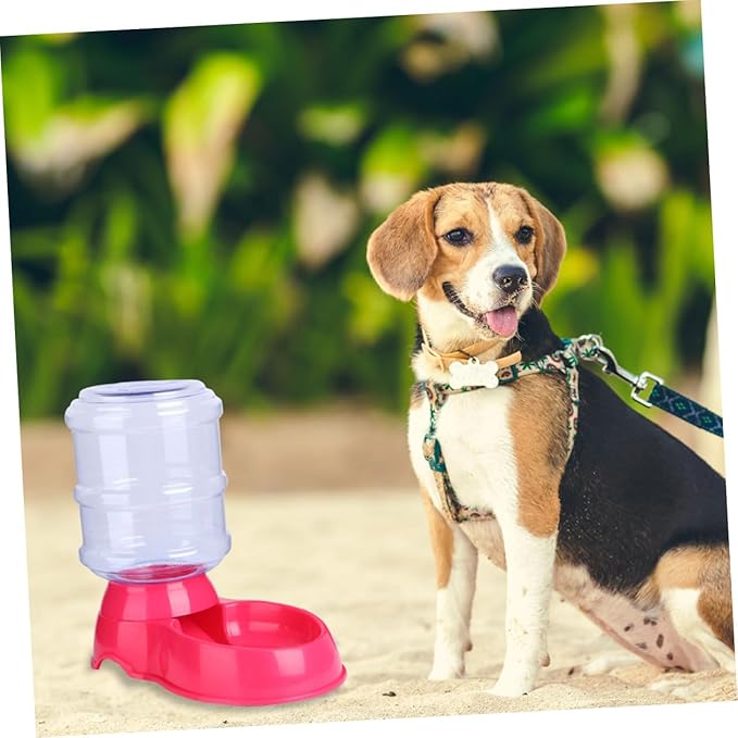 Large Capacity Cat Feeder Automatic Wet Food Feeder Auto Water Dispenser Pet Food Bowl Non-Slip Base Easy Assembly