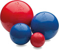 BOOMER BALL 4 inch, Virtually Indestructible Best Dog Toy, Boredom Busting Football, Tough & Durable Small Dog Ball, Floats on Water, Great for Mental Stimulation & High Energy Dogs, Assorted Colours