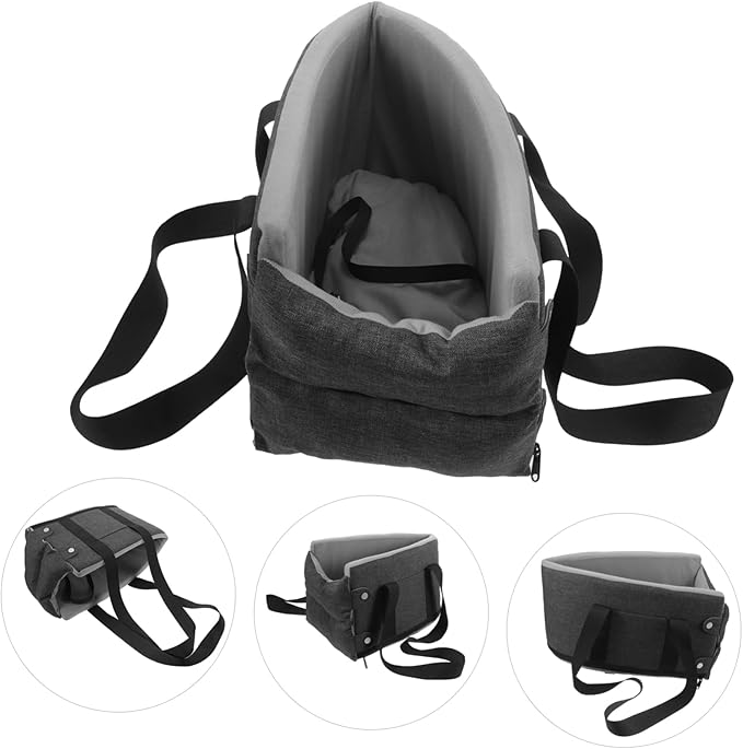 Portable Dog Car Seat for Pets Washable Console Seat Easy Installation Prevents Slipping Comfortable Design for Travel for Dogs and Cats