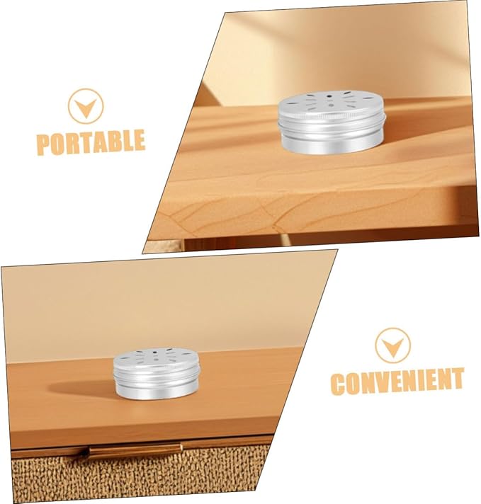 YARNOW 8pcs Dog Scent Training Kit Aluminum Nose Work Containers for Scent Detection Tins Screw Lid for Working Dogs and Smell Training