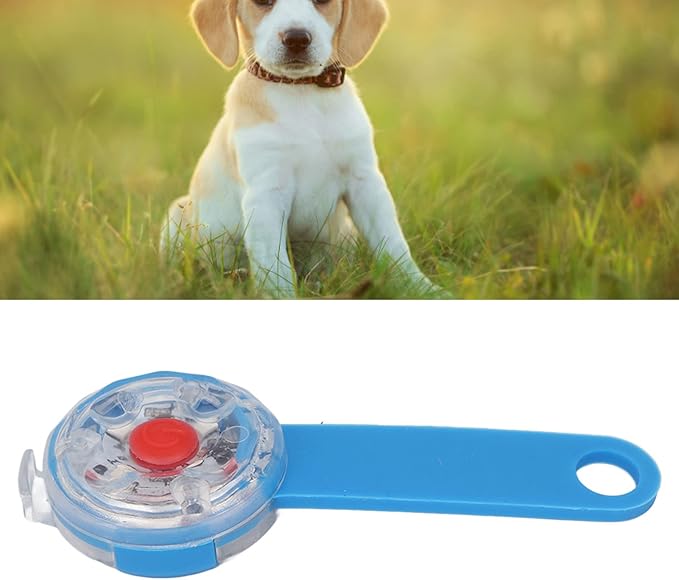 LED Light for Dog Collar, IPX7 Waterproof LED Light for Pet Collar USB Rechargeable Dog Lights Pendant Light with 3 Light Modes