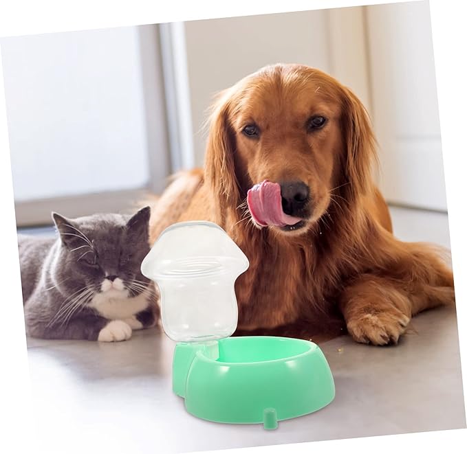 1set Automatic Pet Water Feeder Portable Plastic Water Dispenser for Dogs and Cats Easy to and Lightweight for Home and Outdoor Use