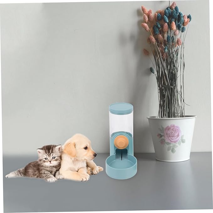 2pcs Automatic Cat Water and Food Dispenser Hanging Feeders for Animals for Cats Dogs and Pets Easy to Install and Convenient for