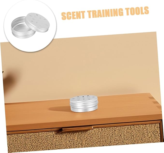 Dog Scent Detection Kit 8pcs Aluminum Scent Cans for Dogs Perfect for Nose Work