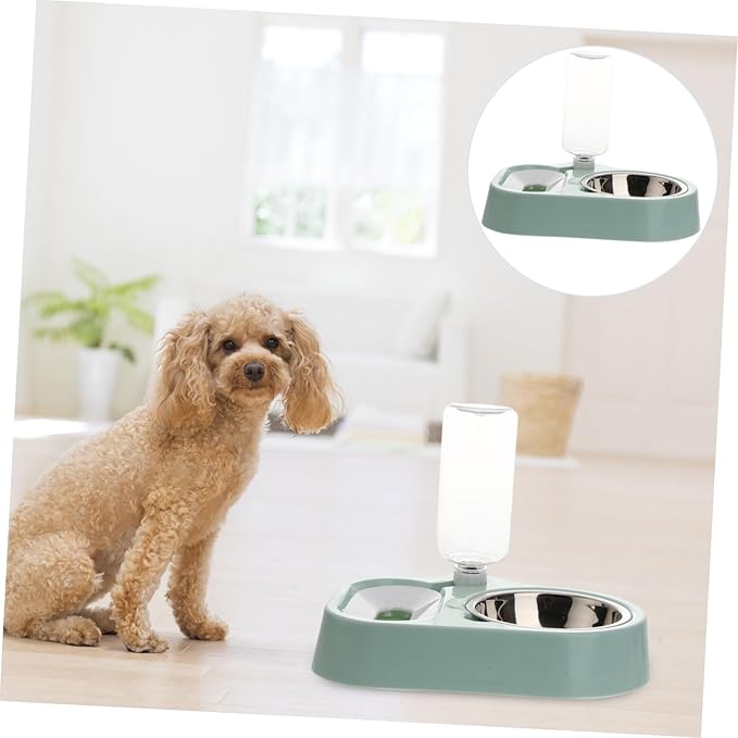 Kisangel Automatic Water Feeder for Dogs and Cats Durable Dual-use Pet Bowl with Capacity Lightweight Design Convenient Water Dispenser for Easy Pet Hydration