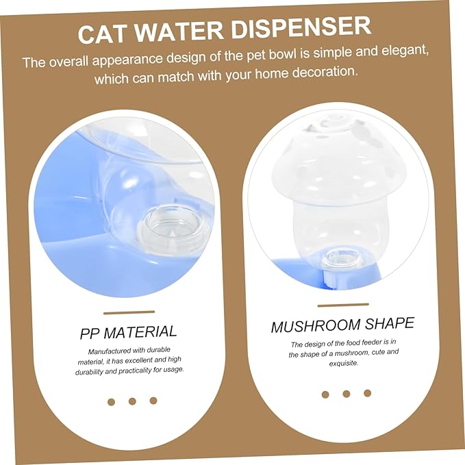 YARNOW Automatic Dog Water Dispenser Capacity Pet Waterer for Dogs and Cats Elegant Design Easy to Suitable for Home Use