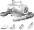 JirPet Dog Dryer for Pet Grooming, Professional 5.0HP/2400W High Velocity Dog Hair Dryer for Grooming, Pet Hair Force Dryer with 3 Temp & Stepless Airflow, Wall-Mount & Portable for Pet Grooming Salon