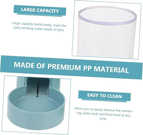 2pcs Automatic Water and Food Dispenser for Pets Hanging Feeders Easy Installation for Feeding and Hydration Cages