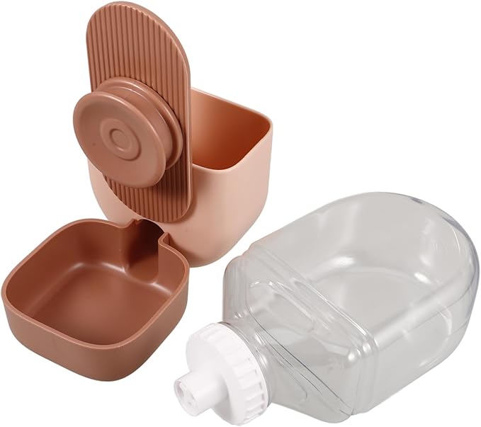 POPETPOP 5pcs Dog Water Dispenser Pet Water Bottle Hanging Design for Crate Easy to Install