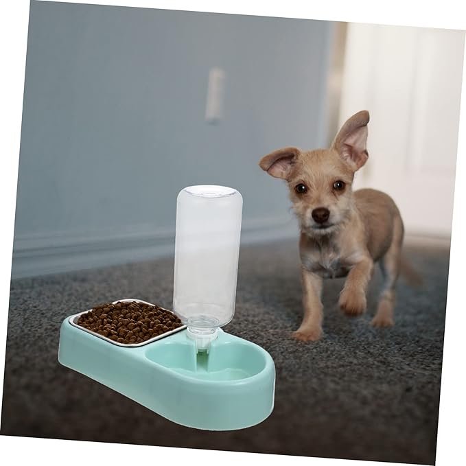 VICASKY Automatic Dog Water Refiller Bowl Elevated Dog Bowl for No Spill Pet Feeder Detachable Feeding Tool