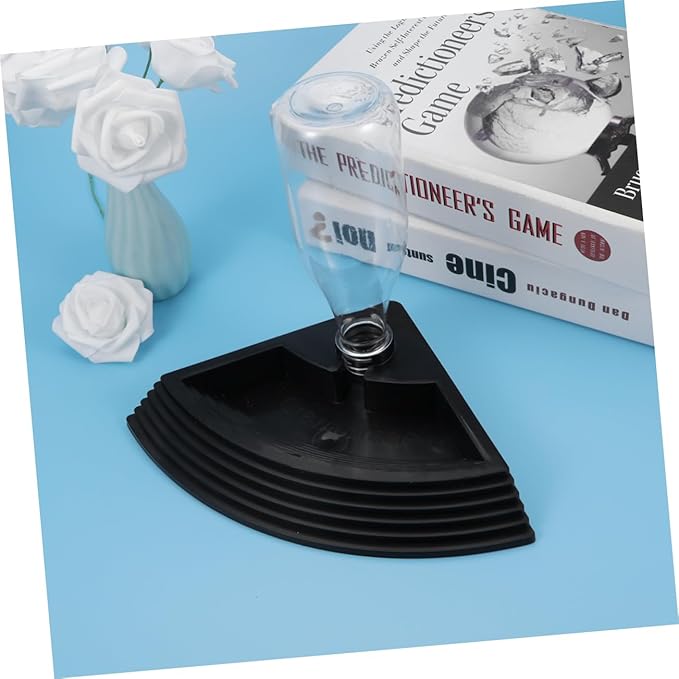 3pcs Triangle Automatic Drinking Fountain for Crawler Pets Self Waterer Feeder Black Reptile Water Dispenser Hassle Maintenance and Continuous Hydration