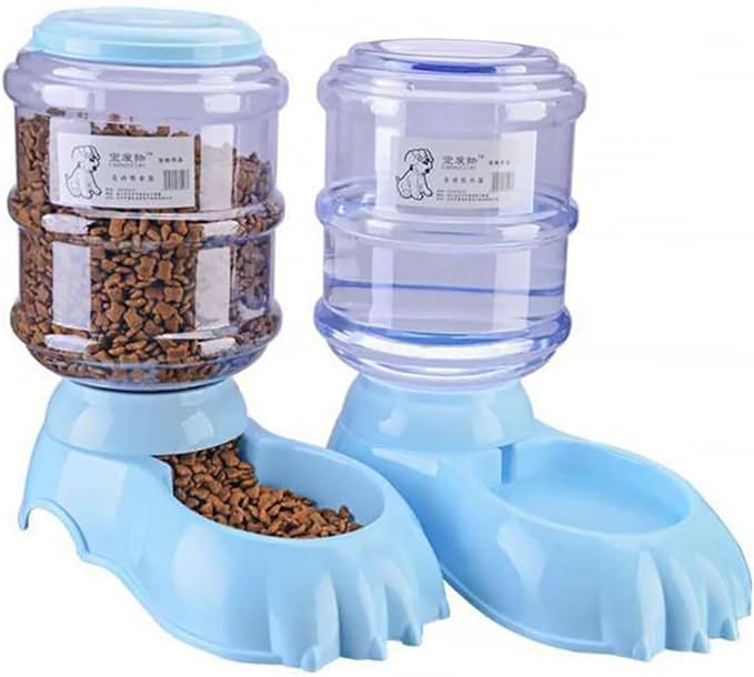 Automatic PET Feeder and Water Dispenser for Dogs and Cats 3.8L Capacity Adjustable Slow Feed Bowl Material Suitable for Breeds