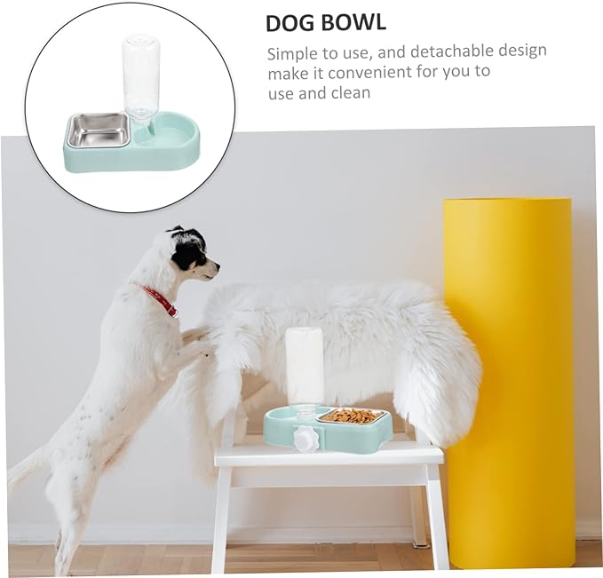 1Set Automatic Water Dispenser for Dogs and Cats Detachable Transparent Design Material Easy to Pet Feeder for Dogs Cats and Rabbits Pet Supply