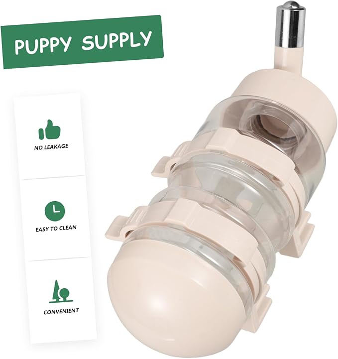 Automatic Pet Water Dispenser for Dogs and Cats Hanging Waterer with Nozzle Leak and for Hydration Cages and Crates