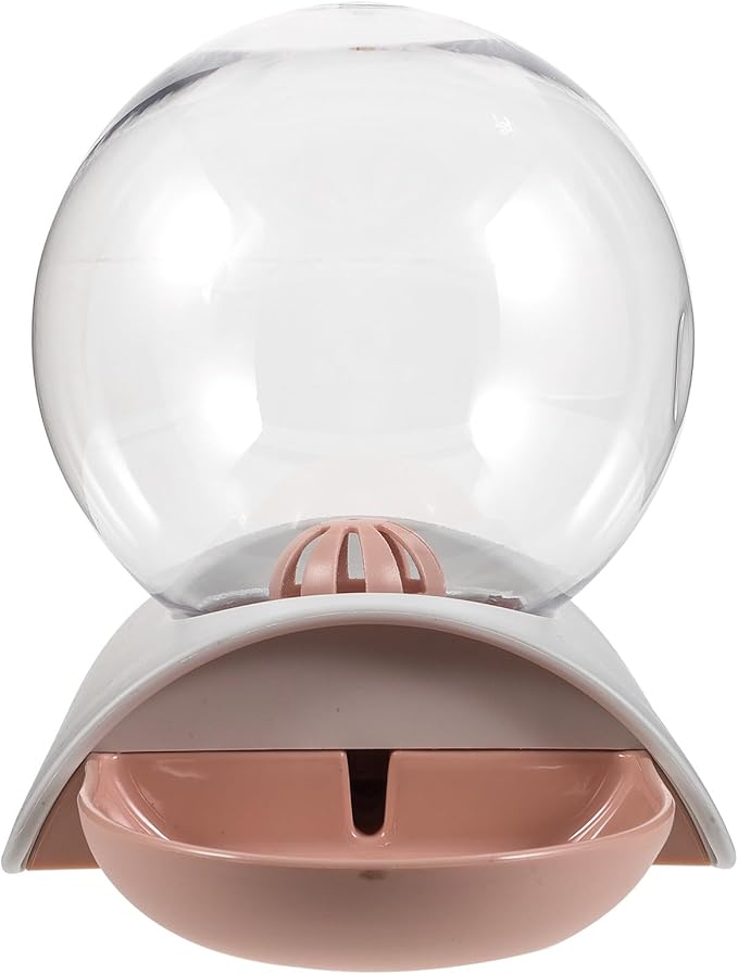 BESPORTBLE Pet Automatic Waterer Bubble Water Dispenser Large Capacity Pink Pet Water Holder Suitable for Dogs and Cats Indoor Feeding