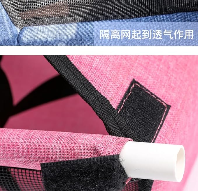 Pet car Seats Small Dogs,Dog Car Seats for Small Medium Dogs & Cats,Portable Puppy/Pet Car Booster Seat with Clip-On Leash and Mesh Window for Pet Up to 12 lbs (Pink, Small)