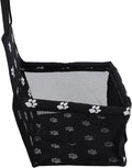 ZJchao Pet Car Seat Breathable Slip Proof Safety Leash Design Dog Car Basket for Puppy Cat (Black)