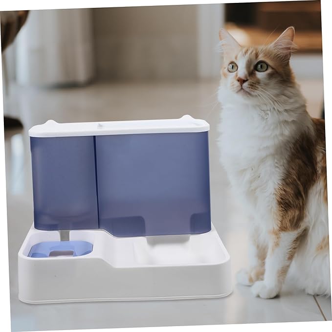 Sosoport Sturdy Pet Drinking Feeder Automatic Pet Waterer Bowl Filter for Small to Medium