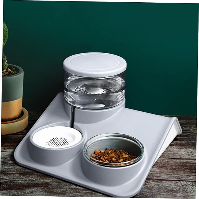 TOYANDONA 1pc Automatic Pet Water Feeder Food Bowl Dual-use Design for Cats and Dogs Material Convenient Water Dispenser Fresh Refill System