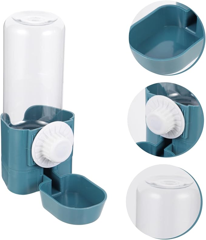 Kisangel 3pcs Pet Water Dispenser for Cats and Dogs Automatic Hanging Water Bottle Easy to Install Suitable for Cages