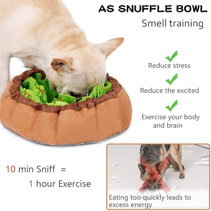 Snuffle Mat for Dogs Dog Feeding Mats Dog Puzzle Toys Pet Snuffle Bowl Cat Snuffling Nose Work Mat Dog Training Mats Activity Fun Play Mat for Encourages Natural Foraging Skills,Pink