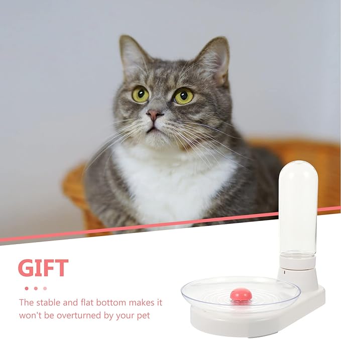 Mipcase Automatic Pet Water Fountain Smooth Water Dispenser for Cats and Dogs Easy to Safe and Stylish for Home Use