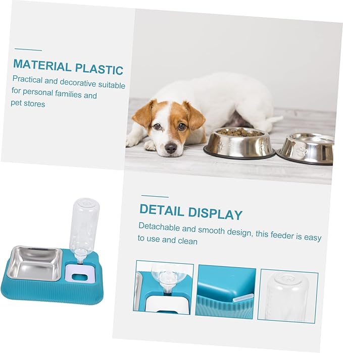Garneck Automatic Water PET Bowl Detachable Cat and Dog Water Dispenser Fall Design Indoor PET Supply for Dogs and Cats