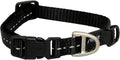 Reflective Dog Collar for Small Dogs, Adjustable from 8-13 inches, Black