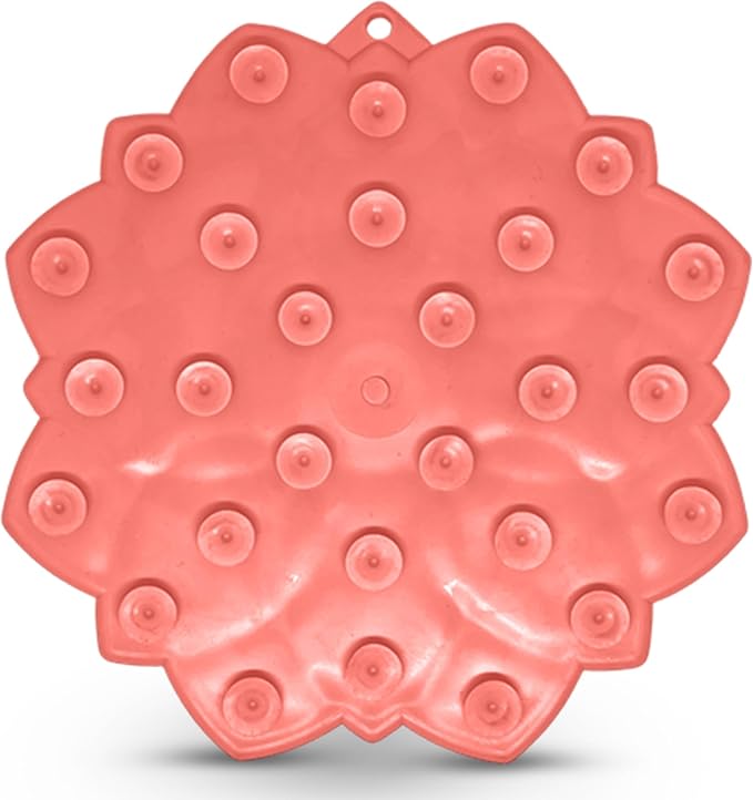 SodaPup Mandala Softie eTray –Durable Enrichment Feeder Made in USA, Non-Toxic, Pet-Safe, Food Safe Rubber for Mental Stimulation, Avoiding Overfeeding, Fresh Breath, Digestive Health, Calming, & More
