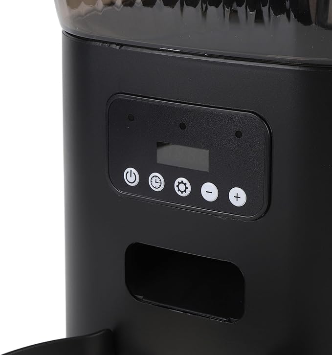 Automatic Cat Feeder, Timed Feeding, Pet Food Dispenser with Button Control, Convenient Time Meal Schedule, Avoid Overeating, Ideal Portion Control, Easily Meet Different Pet