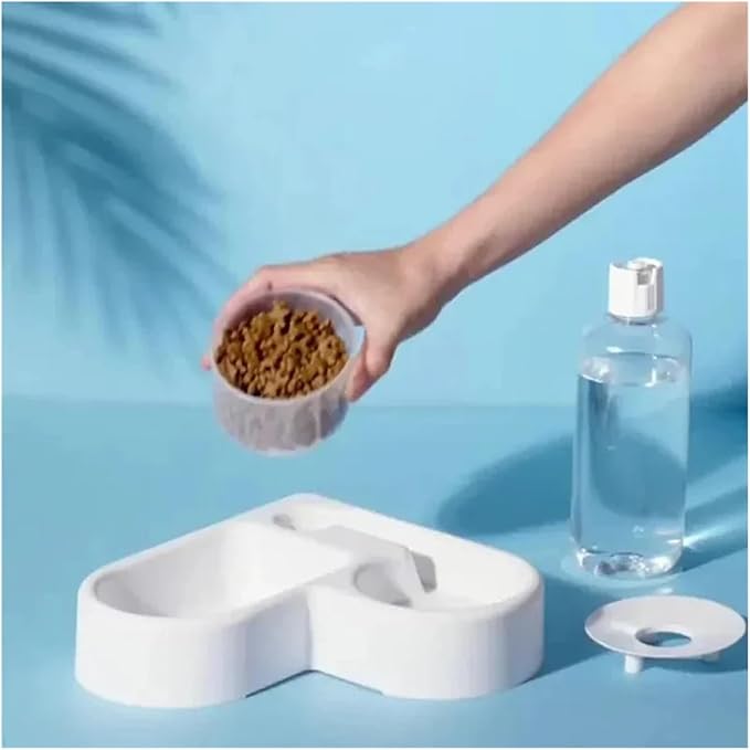 Automatic Drinking Love Pet Bowl Moisture-Proof Cat Dog Basin Dual-use Multi-Functional and Feeding