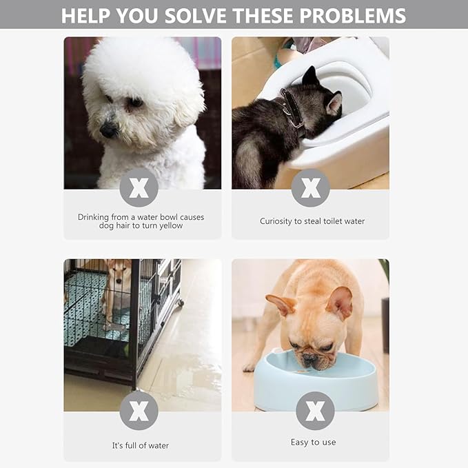 BESPORTBLE Automatic Pet Feeder Dog Water Dispenser Unique Design Pet Waterer Dispenser Dog Water Bowls for Cats