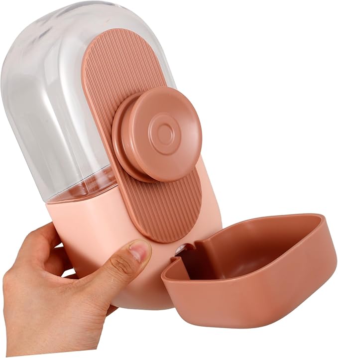 POPETPOP Hanging Pet Water Dispenser for Dogs and Cats Automatic Water Feeding Device Easy to Install for Cages and Crates