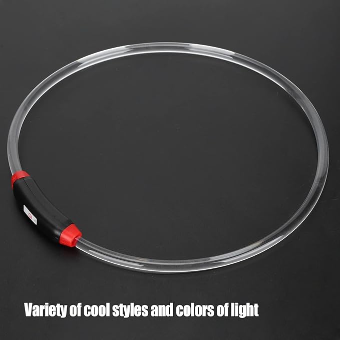 Light Up Dog Collar, Collar for Dogs USB Rechargeable LED Collar Glowing Pet Collar for Medium Small Dogs in The Dark Dog Collar for Night Walking Lighted Dog Collar