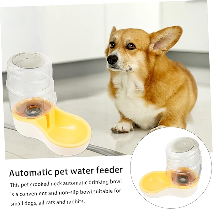YARNOW 1pc Automatic Pet Water Feeder Lightweight Drinking Bowl for Dogs and Cats Non- Design for Home Use Compact for Easy Placement