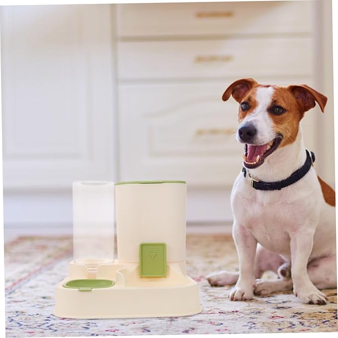 Automatic Pet Water Feeder with Dry and Wet Separation Capacity Dog and Cat Water Dispenser Healthy Design Easy to Use and Detachable for Multiple Pets