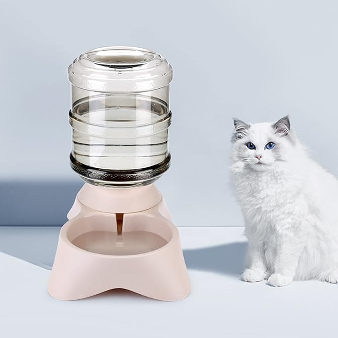 Automatic Pet Water Bowl, Pet Water Dispenser, Automatic Food Feeder, Waterer, for Cats and Dogs