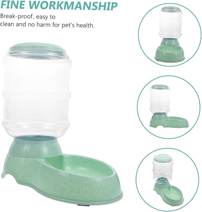 DOITOOL Automatic Pet Feeder for Cats and Dogs Food Dispenser Transparent Design for Store Use Light Green