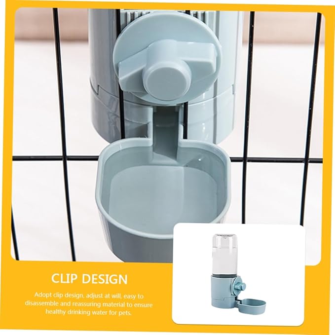 Totority Automatic PET Water Dispenser Hanging PET Waterer for Cats and Dogs Indoor Animal Feeder Material 1.5L Capacity for Home Use