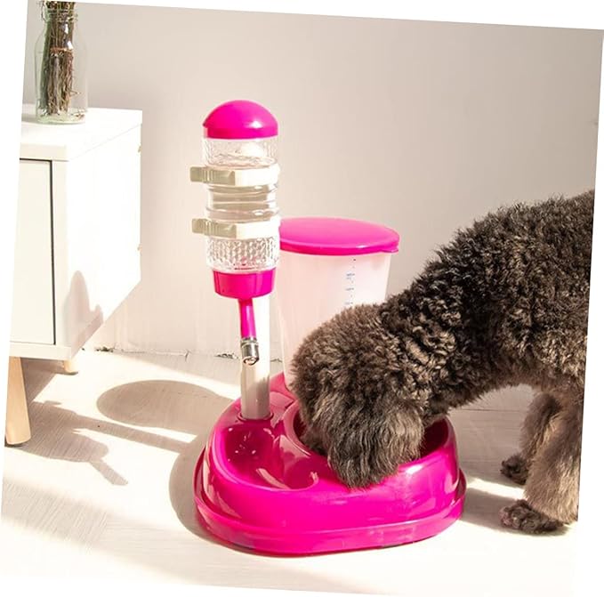 Pet Water Dispenser Automatic Dog Feeder Bowl Ball Nozzle Easy to Clean Sturdy Slip Base